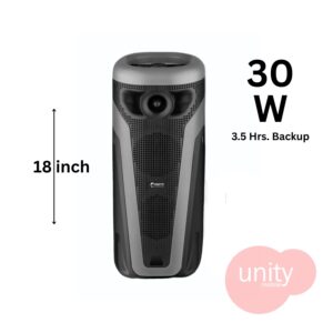 Bluetooth Party Speaker with 3.5 Hr backup