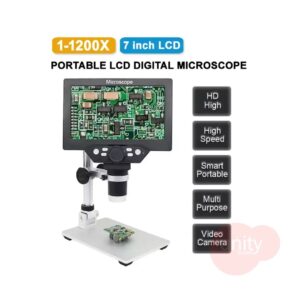 1-1200x Zoom 7inch Portable LCD Digital Microscope