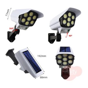 Dummy Camera with Sensor lights (Solar)
