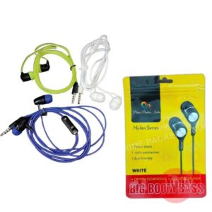 Colorful Handfree earphone with mic (Pouch Packing Good Quality)