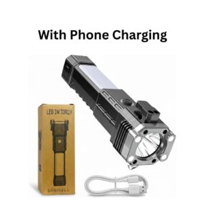 Rechargeable Hammer Torch - For emergency use (Now with Phone Charging)