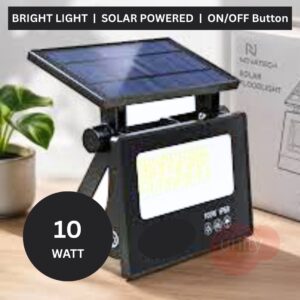 Solar Light 10Watt Full Bright Light for Outdoor and Indoor Emergency