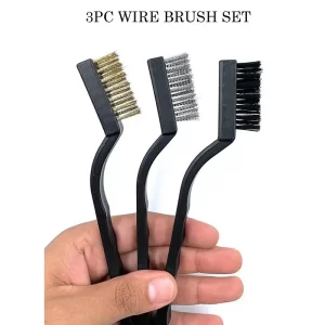 3 Pc Wire Brush Set for Mobile Repair use